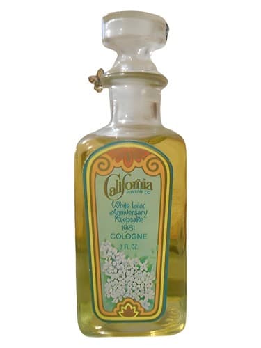 California Anniversary Keepsake White Lilac