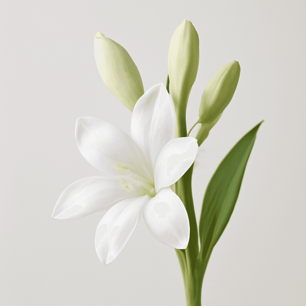 White Ginger Lily
